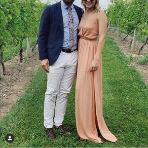 Dusty Rose / Blush Maxi Dress - Lulus